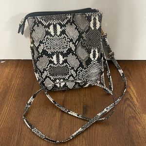 Snake skin cross body brand new